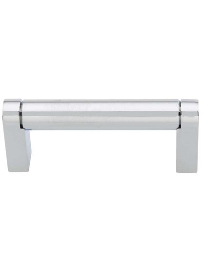 Pennington Bar Pull - 3 inch Center-to-Center in Polished Chrome.